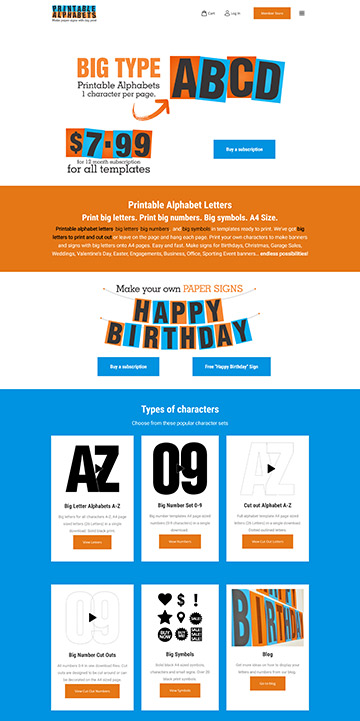 Printable Alphabets